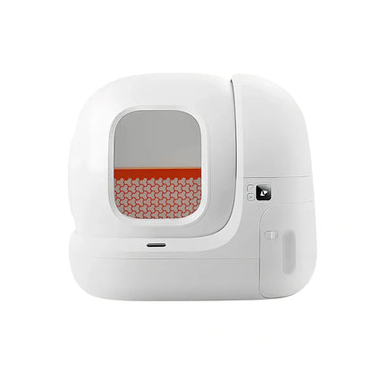 Smart MAX fully automatic enclosed cat litter box in plastic, 620x538x552mm for cats over 1.5kg with 24W power adapter