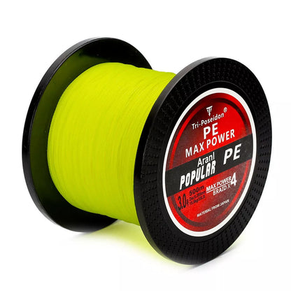 4Braided Fishing PE Line 300M with Strong Pull Horse design for superior strength