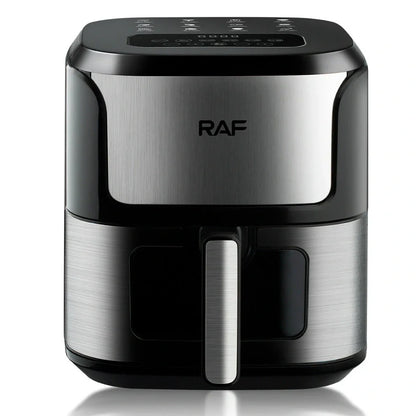 Multifunctional visual air fryer with transparent window and touch control panel