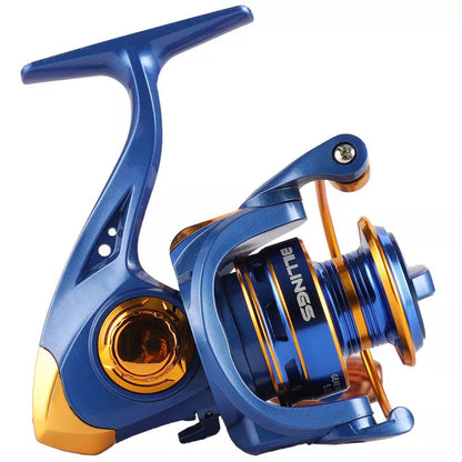 All-metal spinning fishing reel for telescopic rods, models BF1000 to BF7000