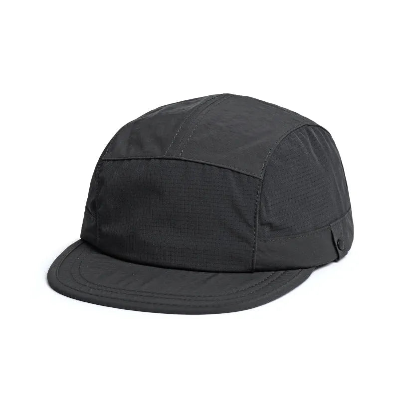 Breathable soft tongue cap with dome crown design in army green colour, showing 56-58cm size and polyester fabric construction