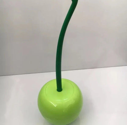 Elegant toilet brush set with long handle and soft, gentle bristles in vibrant colors to elevate your bathroom's style and cleaning experience.