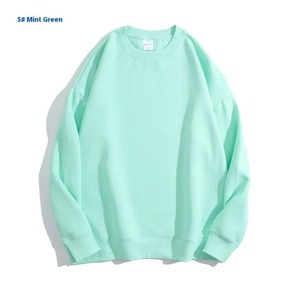 Cotton off-shoulder sweater in loose fit with long sleeves and round neck, available in multiple colours