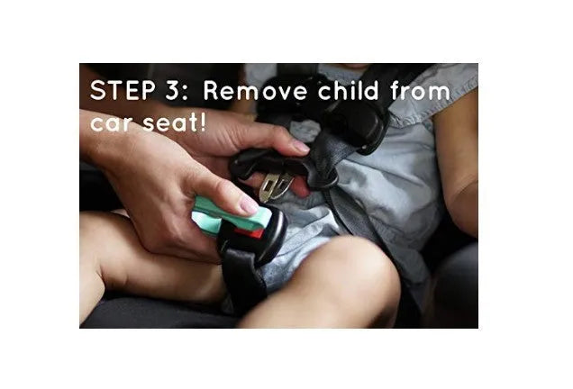 Car Seat Key Plastic Seat Belt Release Tool for Child Car Seats Fits Red Button Press to Release Stored on Keychain Pink Violet Green