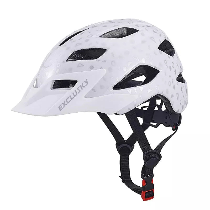 Children's bicycle and skateboard helmet in multiple colors, adjustable for a secure fit