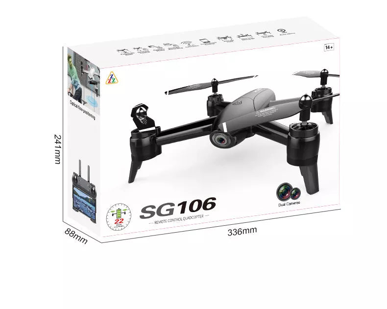Aerial drone with HD camera and long flight time for photography enthusiasts