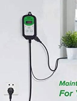 BH1912020 digital temperature humidity controller with LCD display showing readings