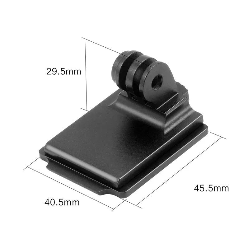 Aluminium alloy camera helmet mounting bracket for sports cameras