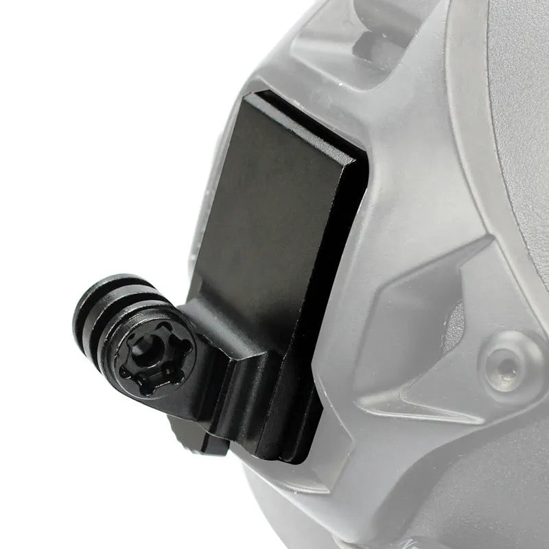 Aluminium alloy camera helmet mounting bracket for sports cameras