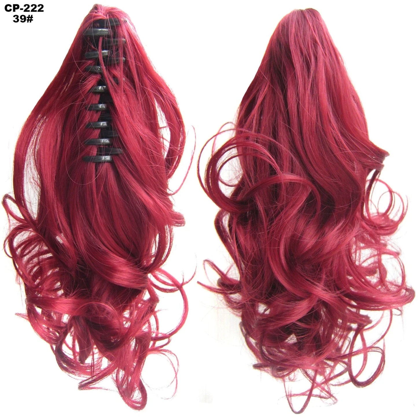 Stylish ponytail hair extension with natural-looking synthetic fibers for comfortable all-day wear