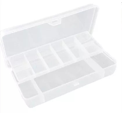 Fishing Accessories Smart Box with double-layer bait storage in transparent color