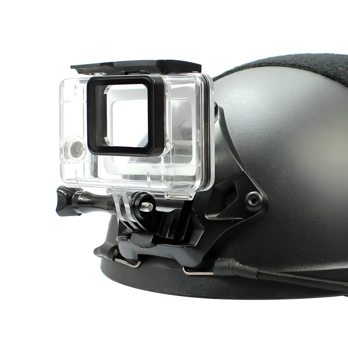 Aluminium alloy camera helmet mounting bracket for sports cameras