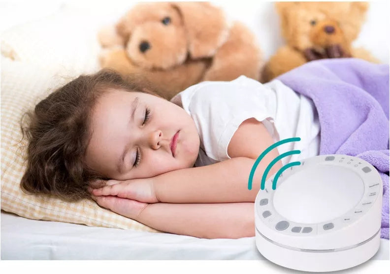 Recordable White Noise Sound Machine with night light and DIY recording feature