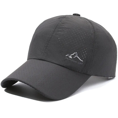 Korean-style adjustable baseball cap in dome crown design with polyester fabric for summer sun protection