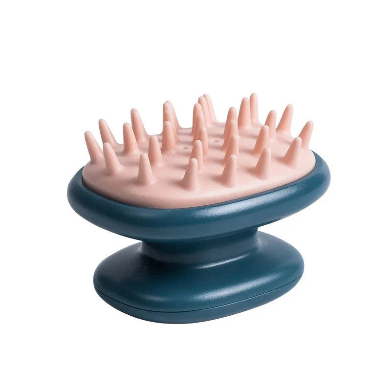 Premium silicone hair brush with airbag design for gentle scalp massage and improved blood circulation
