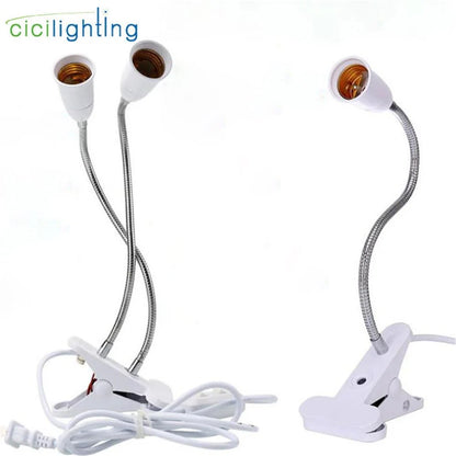 LED Grow Light with flexible gooseneck and clip for indoor plants