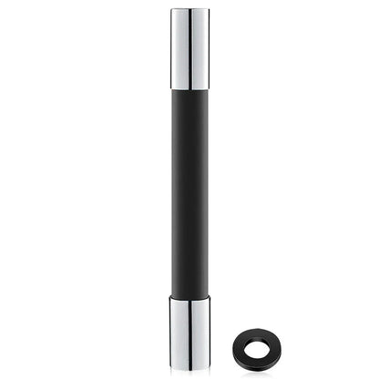 Adjustable bathroom faucet extender with 360-degree rotation for extended reach and flexible positioning
