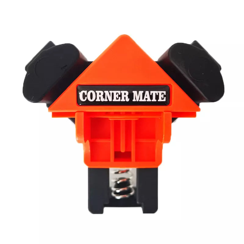 Woodworking right angle clip holder for 60, 90, and 120-degree clamping with ABS handle and stainless steel body