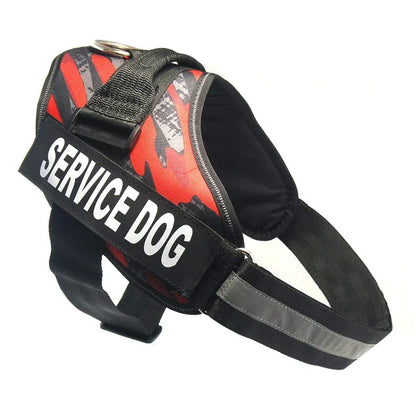 Durable nylon dog chest harness in a variety of sizes and colors for dogs of all shapes and sizes