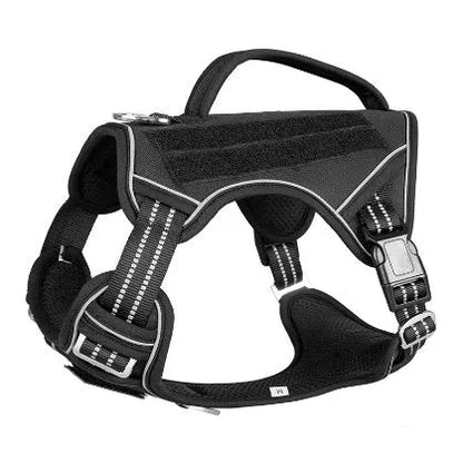 Working dog tactical chest strap in oxford cloth for search and rescue patrol dogs