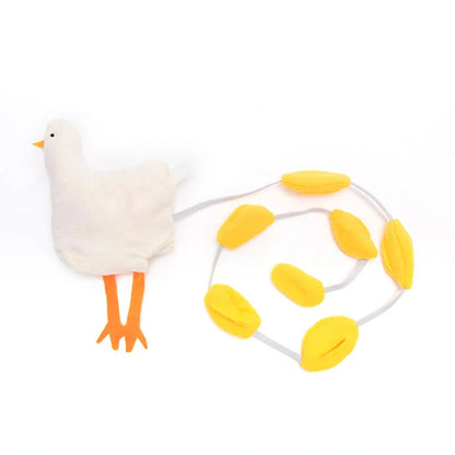 Interactive dog snuffle mat for slow feeding and smell training