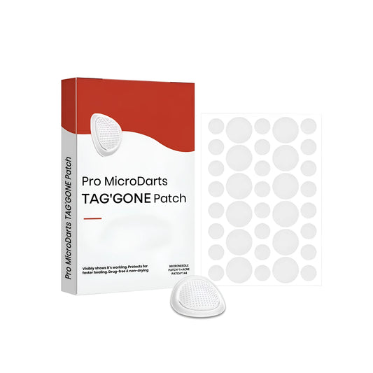 Acne and wart relief skin care patches with microneedle technology
