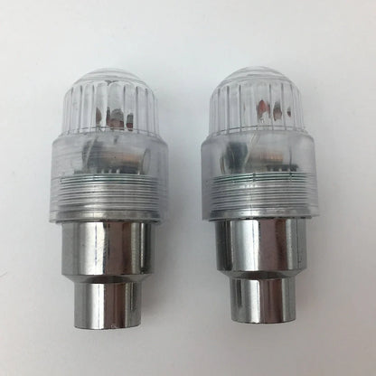 LED wheel valve lights with 4cm diameter ABS construction for bicycle motorcycle installation