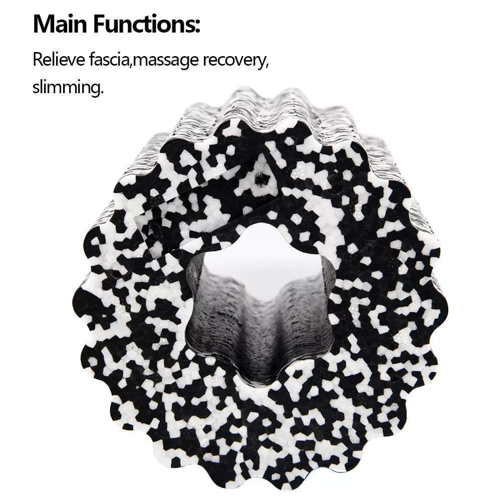 Gear Yoga Pillar in black and color mixing options, medium hardness EPP foam for yoga support