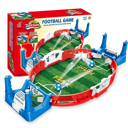 Mini football board game kit for kids, portable tabletop soccer toy