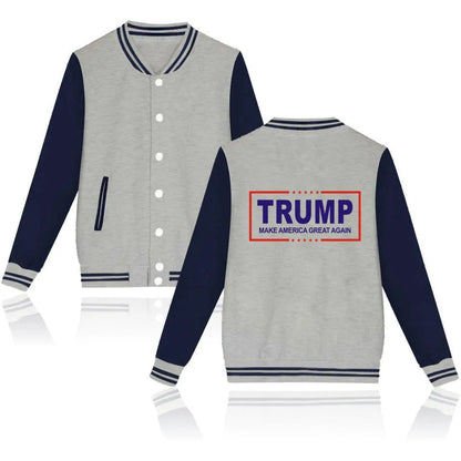 President Trump cotton knit sweater in black, dark blue, grey and pink, sizes XXS to 4XL