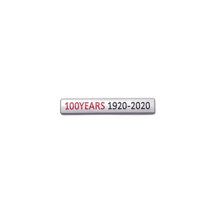 Aluminium alloy car label decoration sticker badge for Mazda Axela boot lid, available in black, blue, red and white