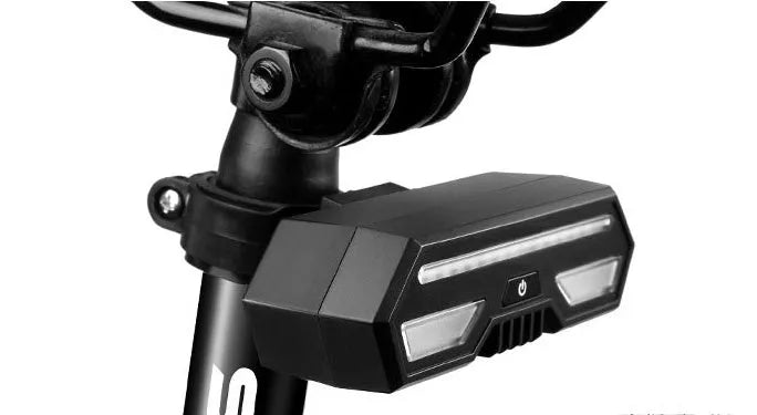 Bicycle Smart Tail Light with wireless remote and IPX4 waterproof rating