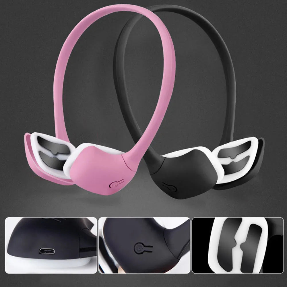 Microcurrent facial massager in black or pink for face lifting and contour reshaping, 0.2W, package 200 x 180 x 75mm