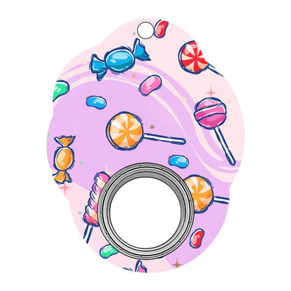 Customizable fidget spinner toy with keychain, available in various designs for stress relief and focus