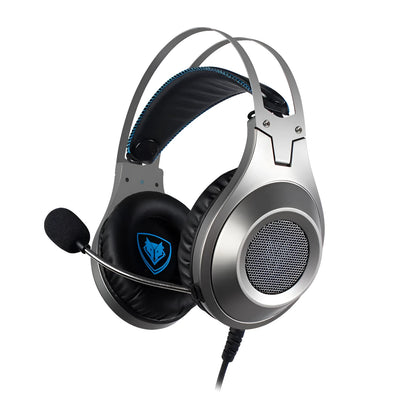 NUBWO N2 black gaming headset with microphone and adjustable headband