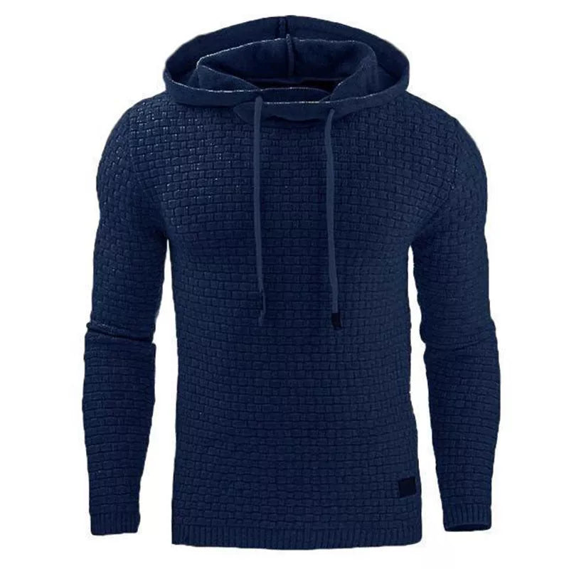 Men's hoodie sweater in various colors and sizes, made from 65% cotton and 35% polyester blend