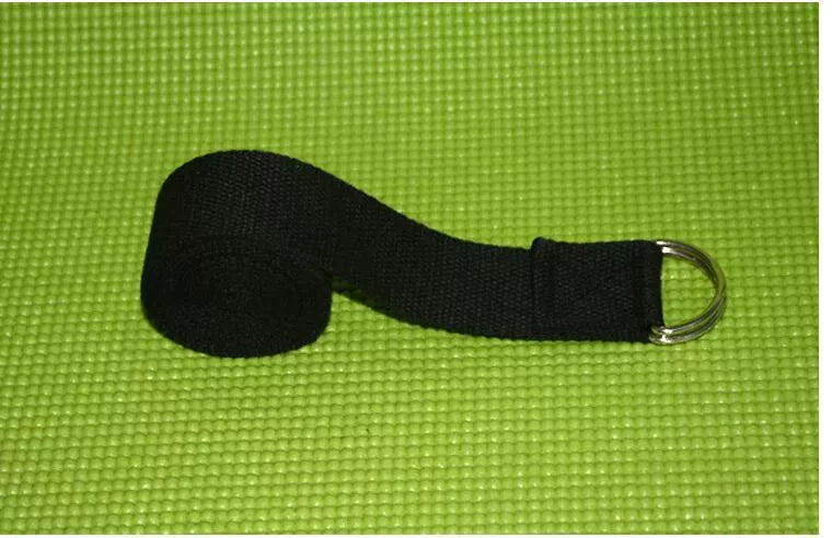 Adjustable cotton yoga tension band in various colors for enhanced flexibility and strength training
