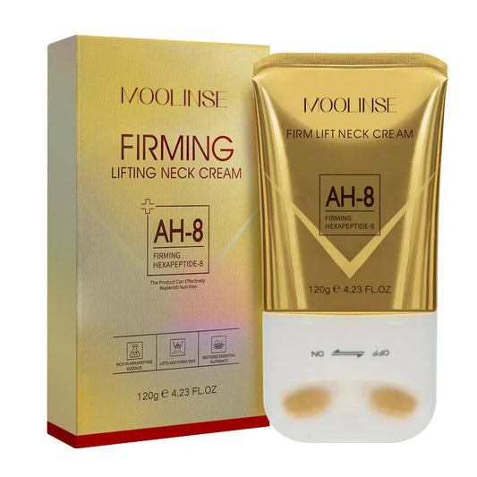 Lifting and Firming Massage Cream 120ml with neck roller applicator for skincare