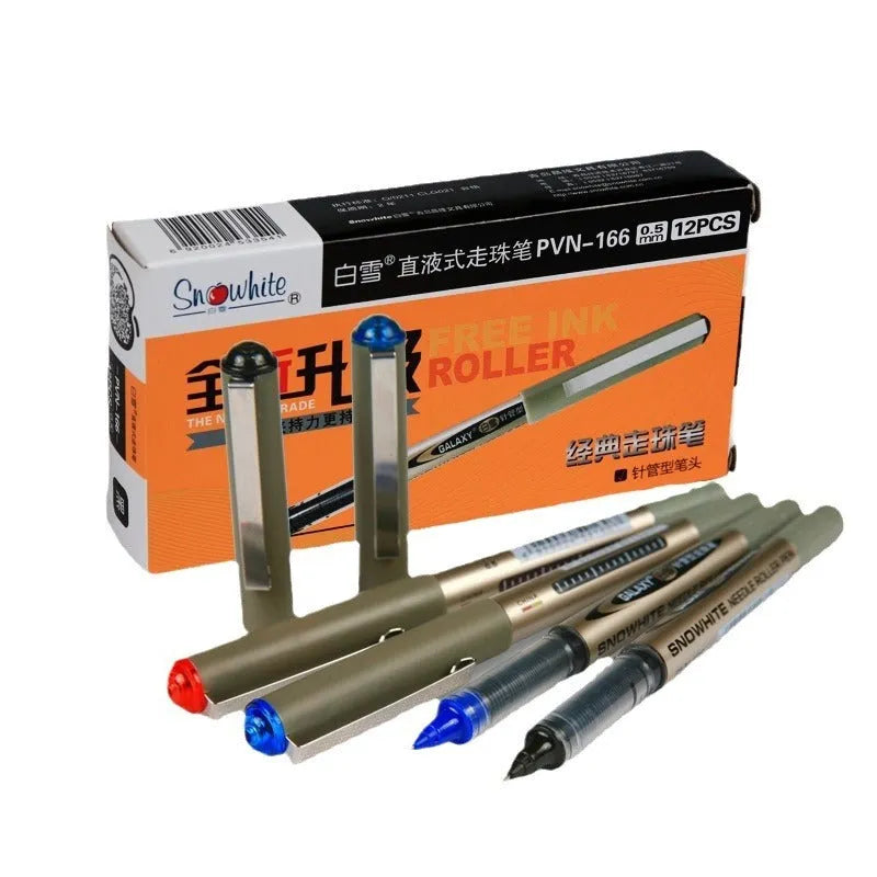 Simple Series 0.5mm water-based quick-drying signature pen in a pack of 12.