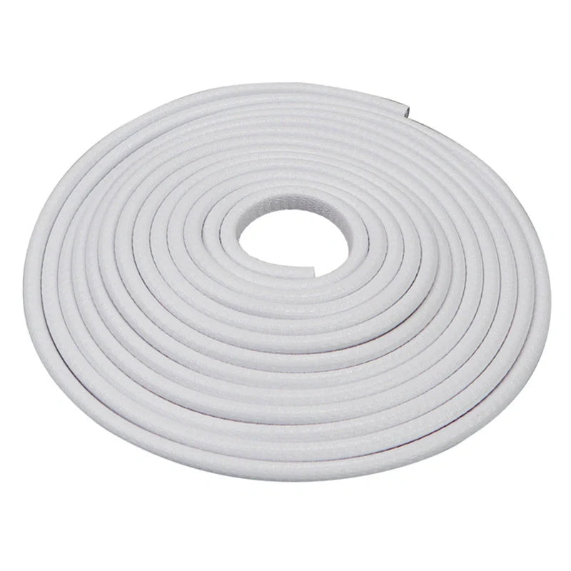 Universal car door anti-collision strip with built-in steel disc for scratch protection