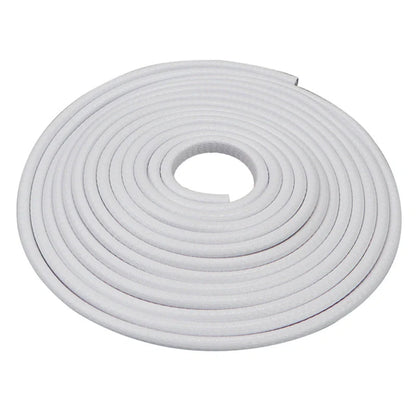 Universal car door anti-collision strip with built-in steel disc for scratch protection