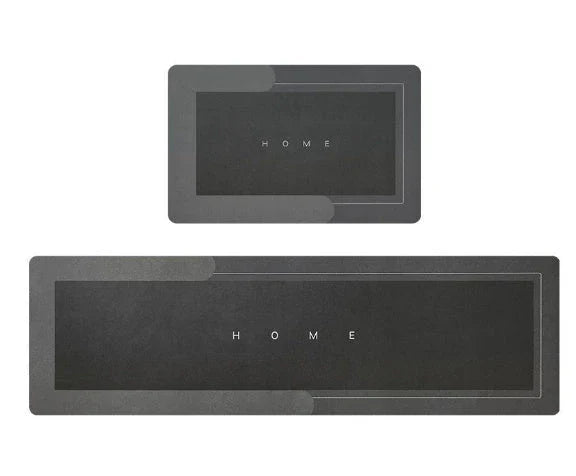 Plush bath mat with rectangle or oval design in various colors and sizes for bathrooms with sliding doors