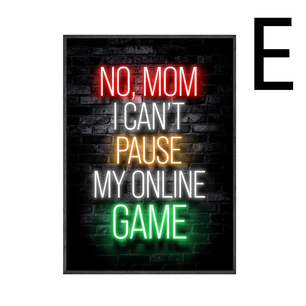 Canvas wall art print showing one of six style options, available in nine sizes from 13x18cm to 50x75cm