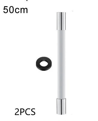Adjustable bathroom faucet extender with 360-degree rotation for extended reach and flexible positioning