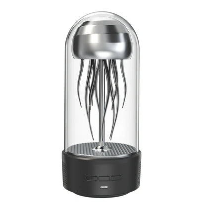 Jellyfish-shaped Bluetooth speaker with colourful LED lights and 28cm height