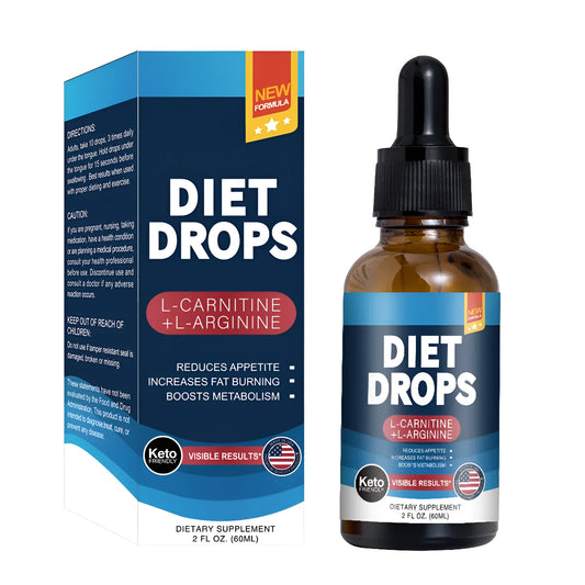 60ml bottle of ketone drops dietary supplement for weight management support