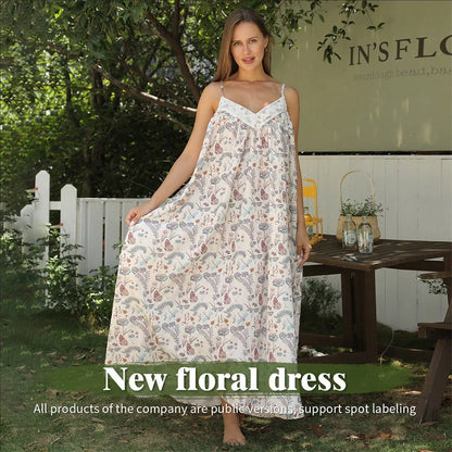 Elegant and comfortable women's dress in a classic design with a flowing, polyester fabric