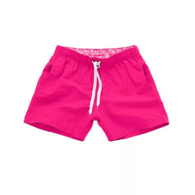 Men's summer surf shorts in various colors, made from 100% polyester for quick drying and durability