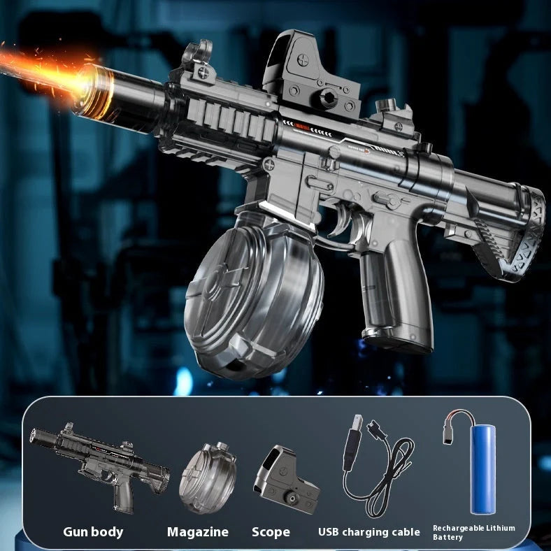 Ice Mouse electric water gun toy with 500ml water tank and high-speed firing system