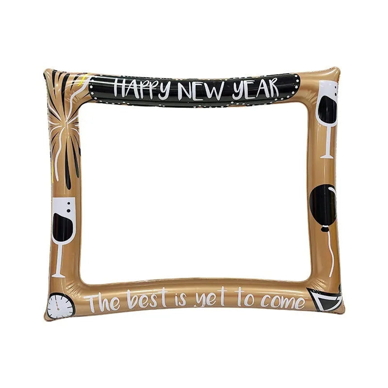 150cm Christmas inflatable photo frame made from PVC for holiday photography
